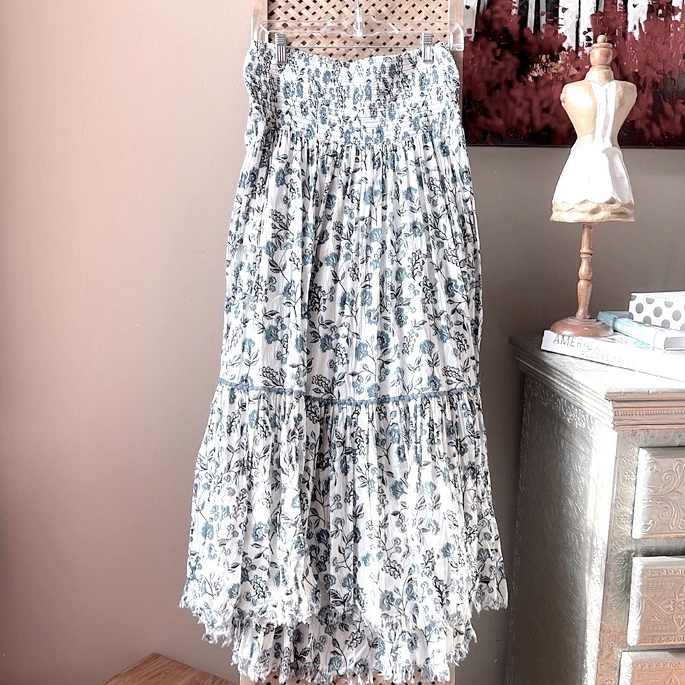 Zara Bohemian Floral Maxi Skirt